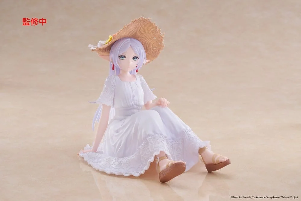 Frieren: Beyond Journey's End PVC Statue Desktop Cute Figure Frieren Summer Dress Ver. 13 cm